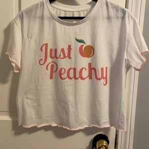 Just peachy pajama shirt